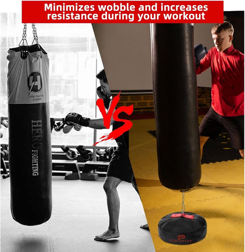 powerfeng Double End Heavy Bag Anchor：Heavy-Duty Floor Anchor for Boxing Bags - Punching Bag Stand Weight Boxing Accessories Core Training Weight Bag for Gym Home - Image 5